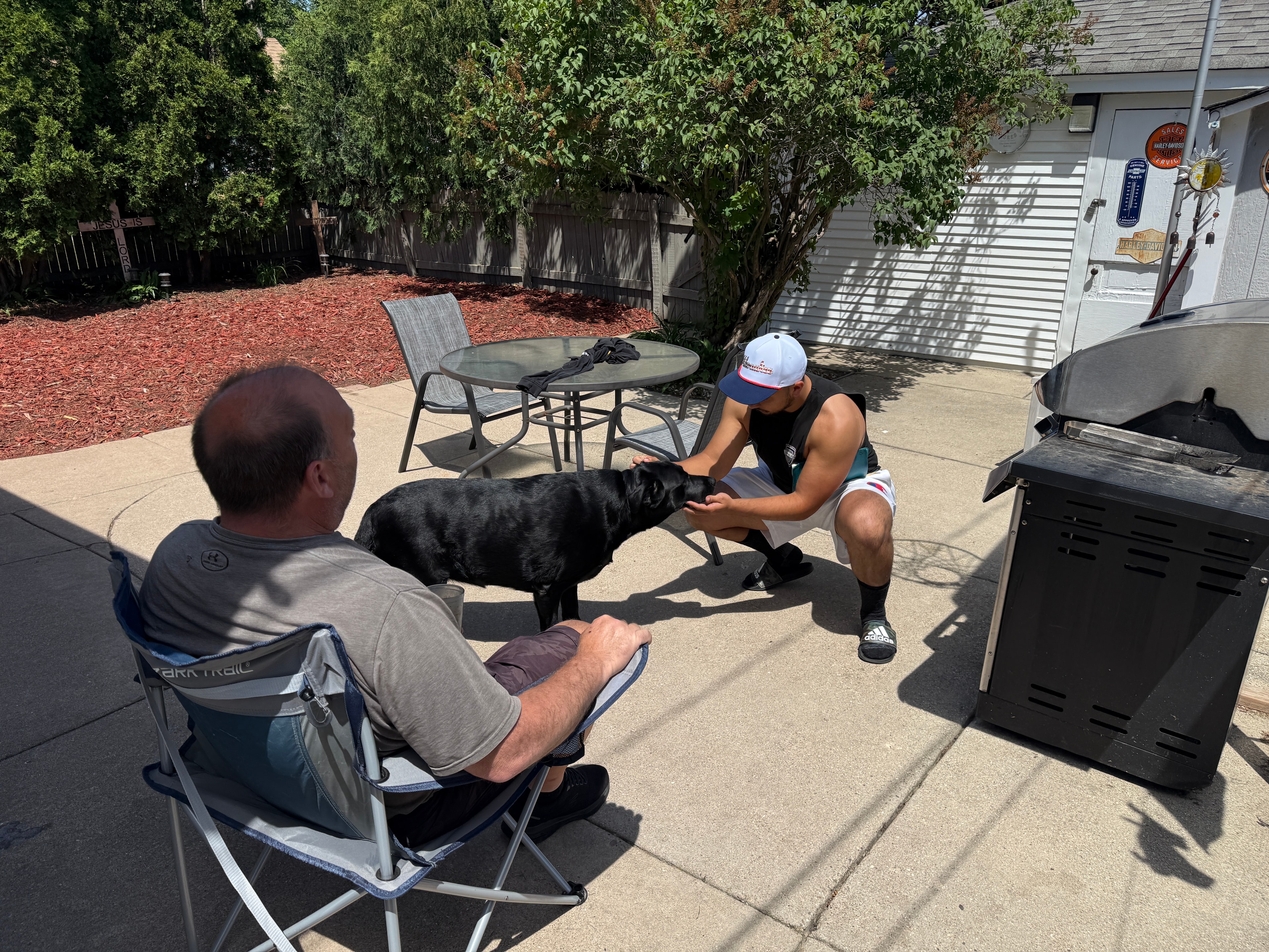 Sam Guerrero with family in Milwaukee